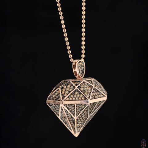 Pırlanta Figürlü Kolye