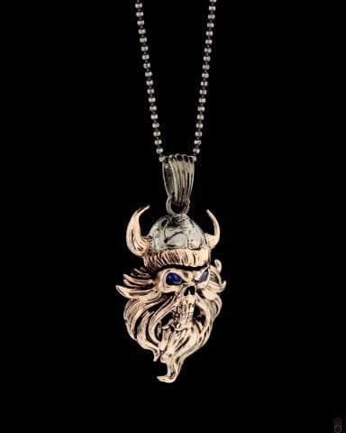 Viking Figürlü Kolye