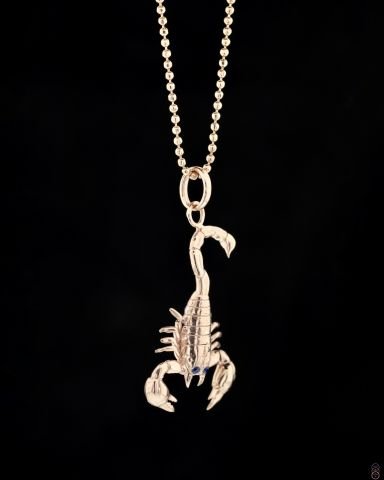 Akrep Figürlü Kolye