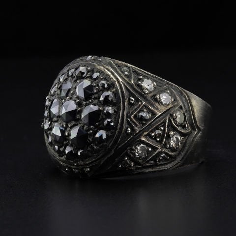 Elmas Kesim Taşlı Yüzük