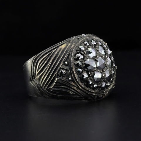 Elmas Kesim Taşlı Yüzük