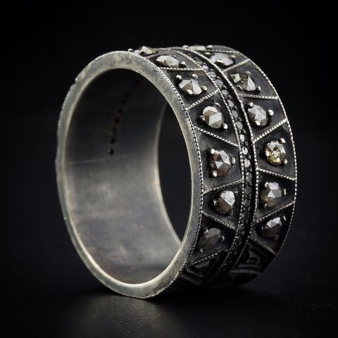 Elmas Kesim Swarovski Taşlı Alyans