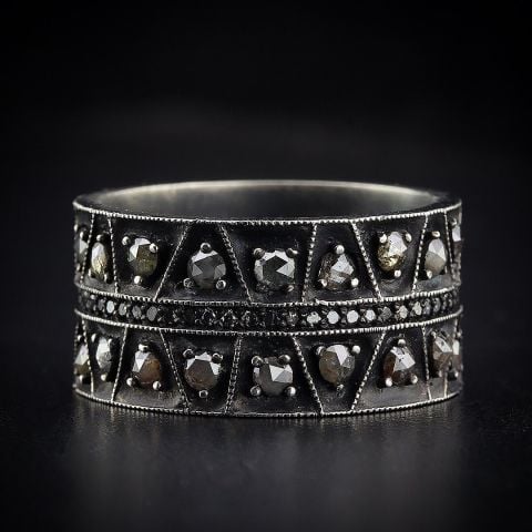 Elmas Kesim Swarovski Taşlı Alyans