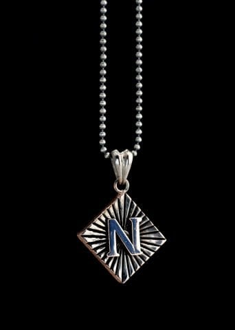 Harf Figürlü Geometrik Kolye