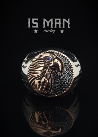 Kartal Figürlü Yüzük