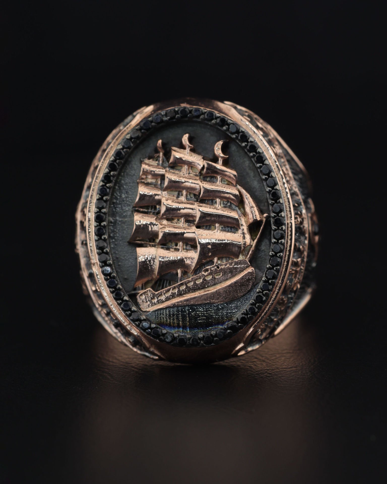 Barbaros Hayrettin Paşa Gemisi Figürlü Yüzük