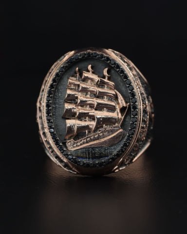 Barbaros Hayrettin Paşa Gemisi Figürlü Yüzük