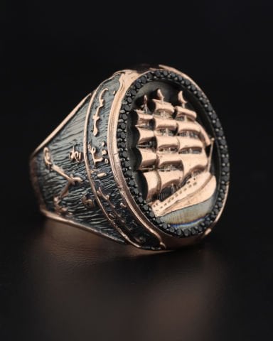 Barbaros Hayrettin Paşa Gemisi Figürlü Yüzük