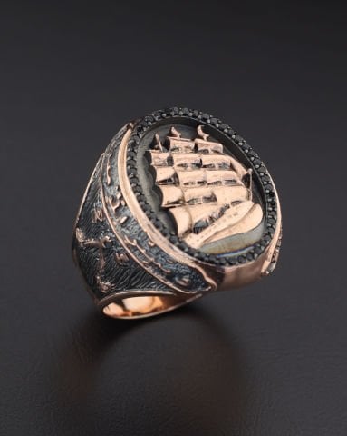 Barbaros Hayrettin Paşa Gemisi Figürlü Yüzük