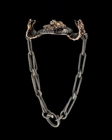 Yılan Uraeus Ve Aslan Figürlü Bileklik