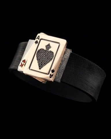 Kumarbaz Koleksiyonu İskambil Kağıdı Figürlü Deri Kordon Bileklik