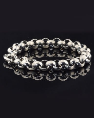 Özel Tasarım Gümüş Zincir Bileklik