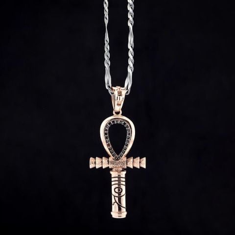 Ankh(Nil Anahtarı) Figürlü Kolye