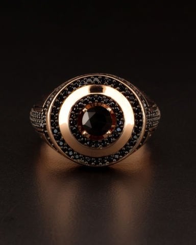 Oval Form Taşlı Yüzük