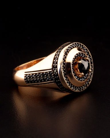 Oval Form Taşlı Yüzük