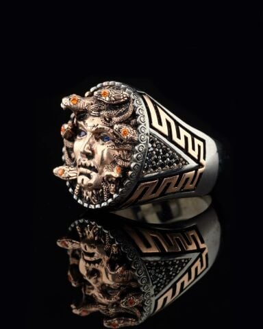 Özel Tasarım Medusa Yüzük