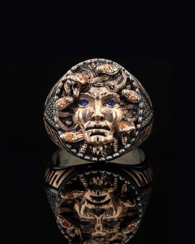 Özel Tasarım Medusa Yüzük