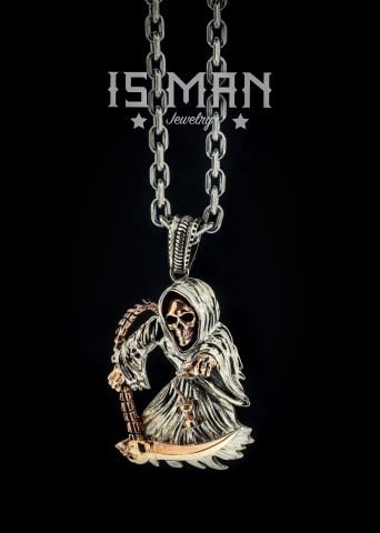 Ölüm Meleği Figürlü Kolye