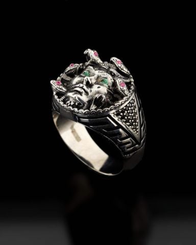 Özel Tasarım Medusa Yüzük