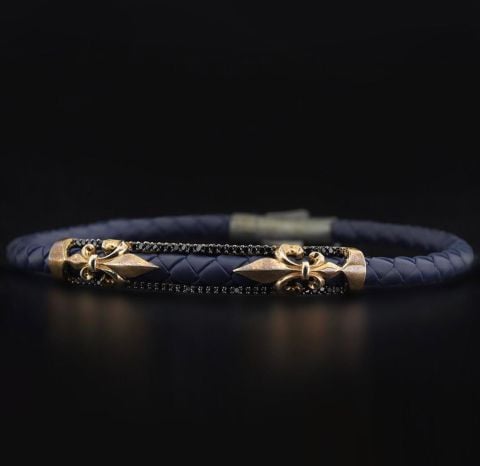 Fleur De Lis(Fransız Lalesi) Figürlü Bileklik
