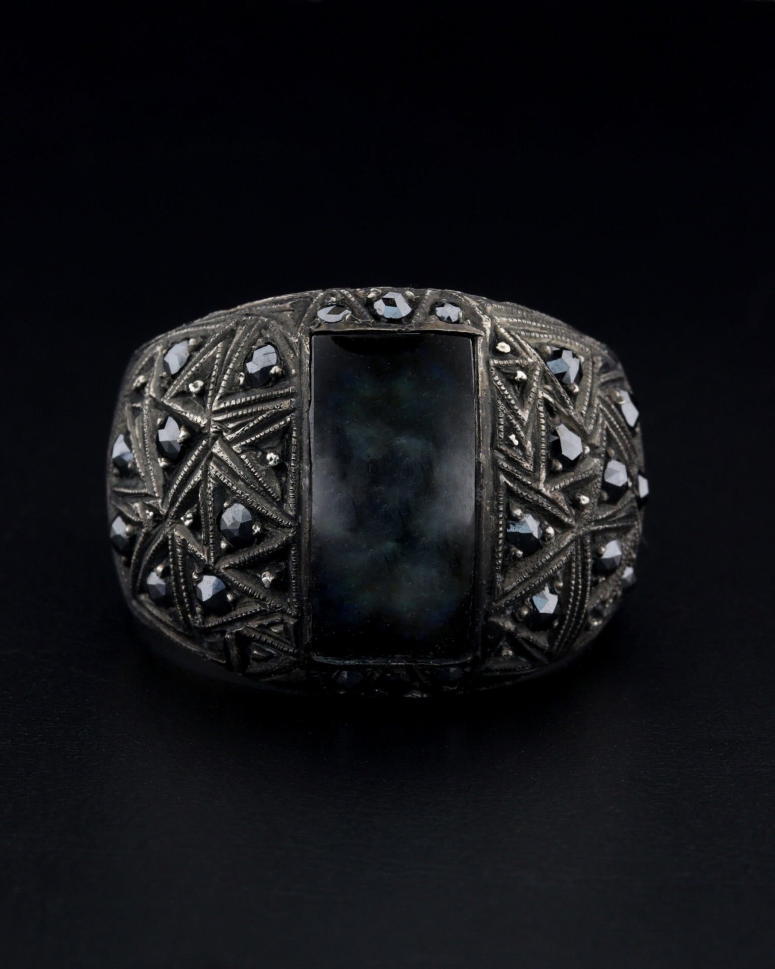 Labradorit Taşlı Yüzük