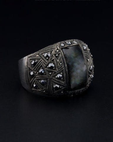 Labradorit Taşlı Yüzük