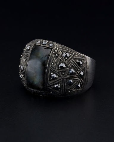 Labradorit Taşlı Yüzük