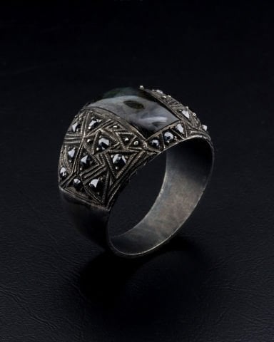 Labradorit Taşlı Yüzük