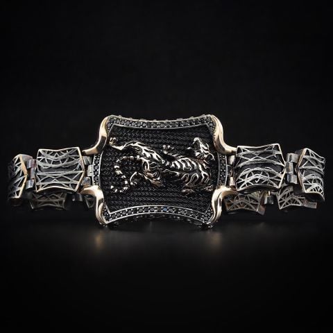 Jaguar Figürlü Bileklik