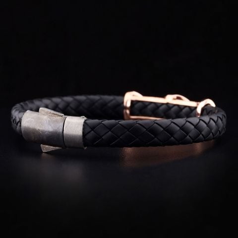 Deri Örgü Kordon Bileklik