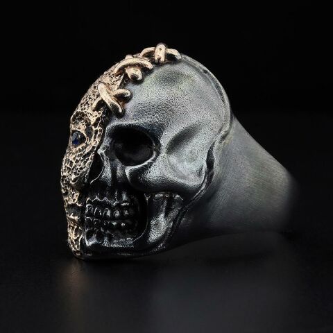 Face&Skull Yüzük