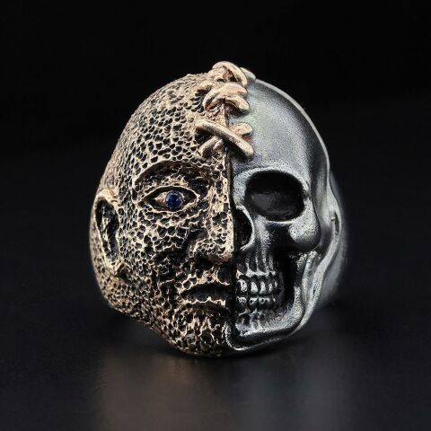 Face&Skull Yüzük