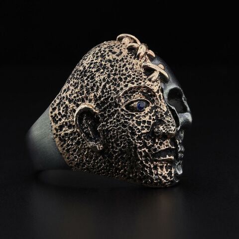 Face&Skull Yüzük
