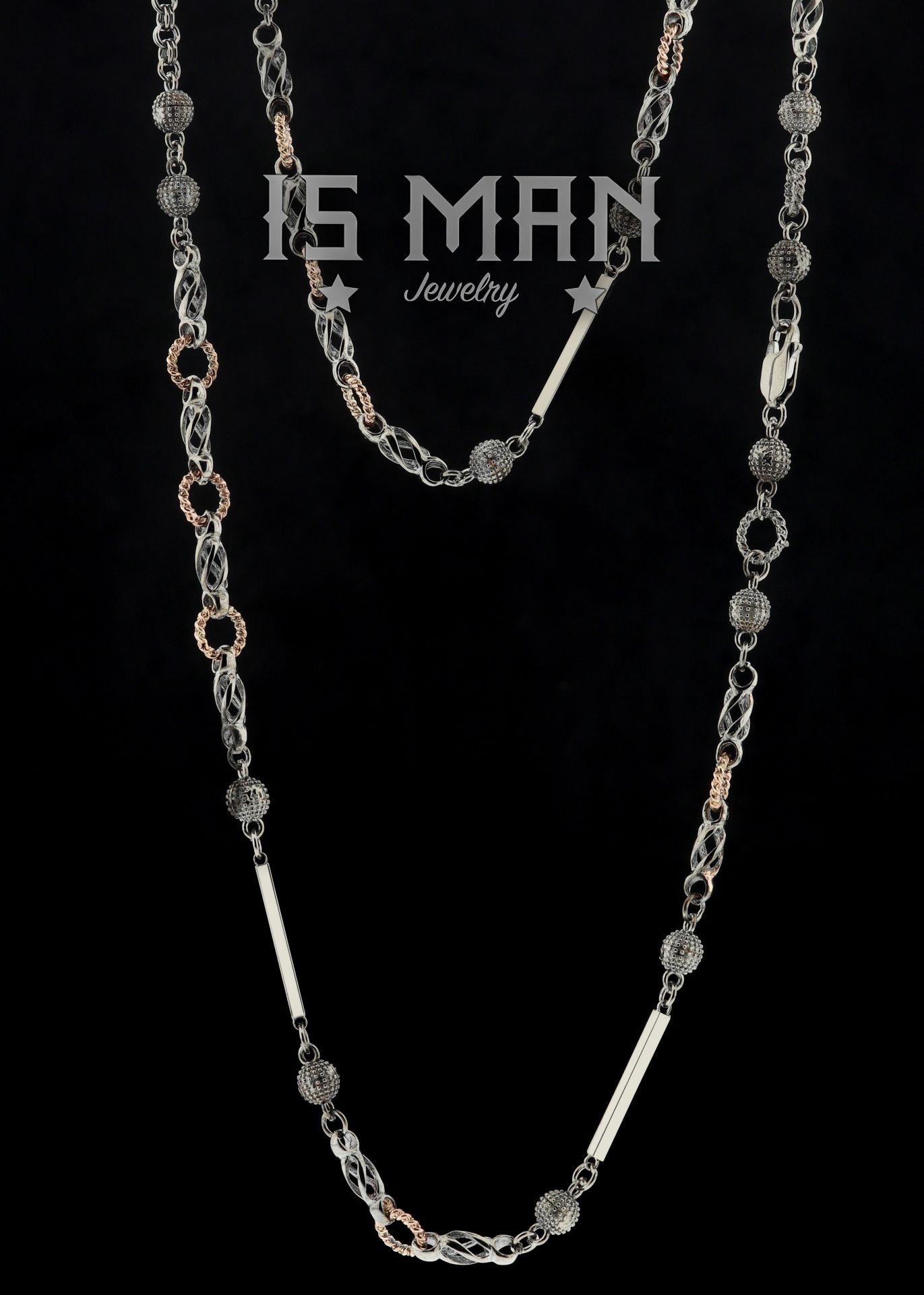 -YENİ-Modern Tasarım Gümüş Zincir Koleksiyonu 08