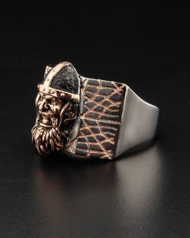 Savaşçı Figürlü Yüzük