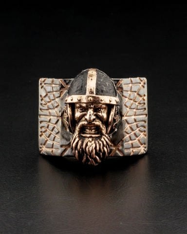 Savaşçı Figürlü Yüzük