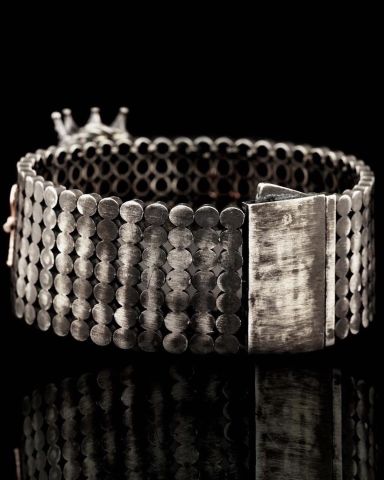 Aslan Kral Ve Ankh Figürlü Kelepçe Bileklik