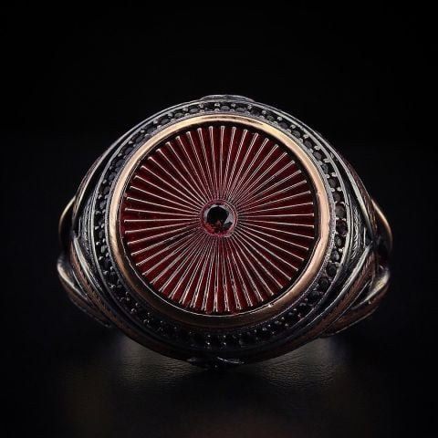 Yaşam Çarkı Figürlü Yüzük