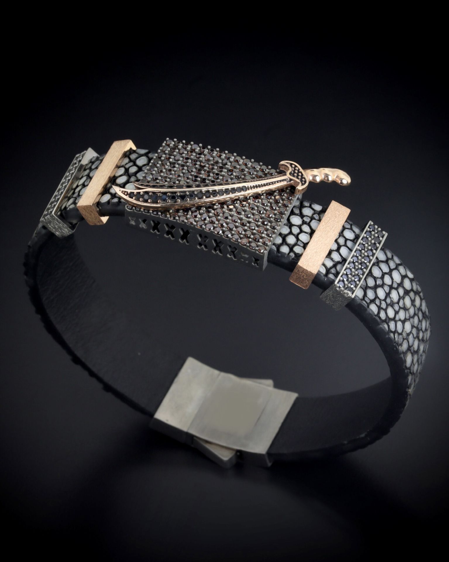 Vatoz Derisi Zülfikar Kılıcı Figürlü Bileklik