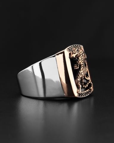 Jaguar Figürlü Yüzük