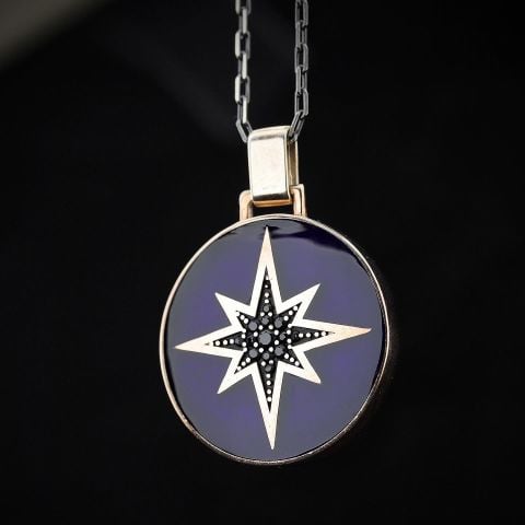 Kutup Yıldızı Figürlü Kolye