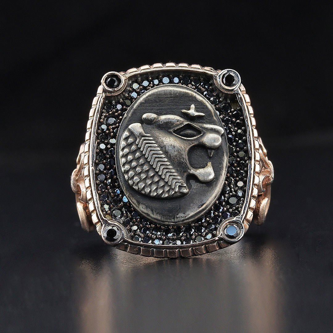 Lidya Aslanı Sikke Figürlü Yüzük