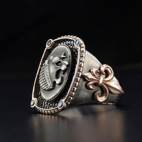 Lidya Aslanı Sikke Figürlü Yüzük