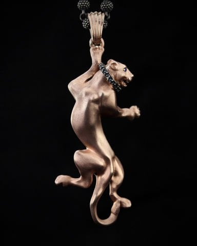 Üç Boyutlu Kaplan Kolye