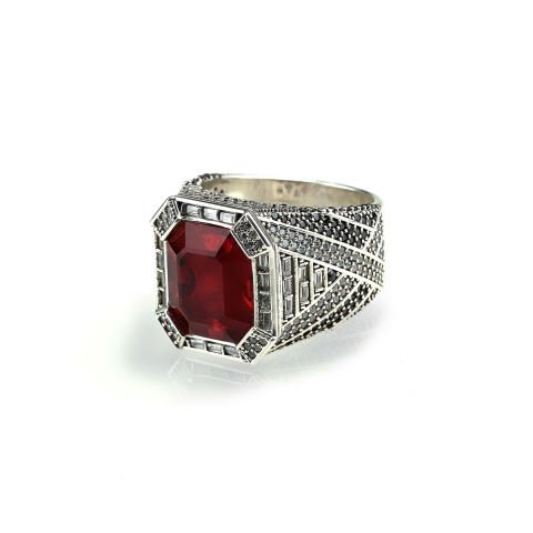 Garnet Taşlı Yüzük 352