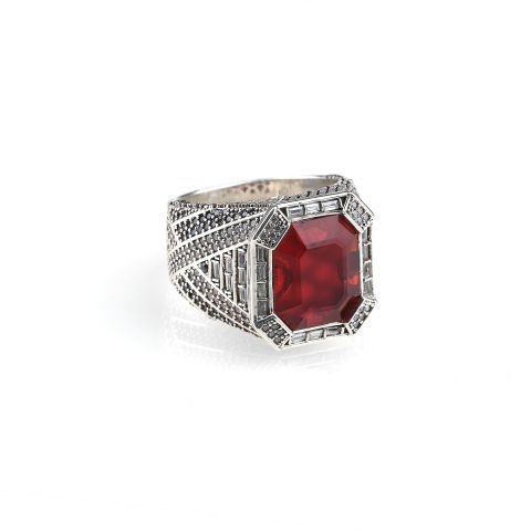Garnet Taşlı Yüzük 352