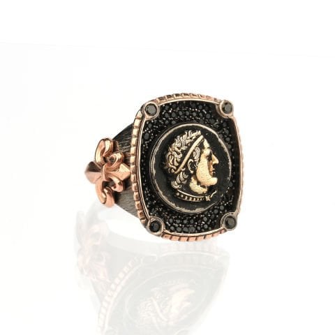 Fransız Lalesi ve Sikke Figürlü Yüzük 335