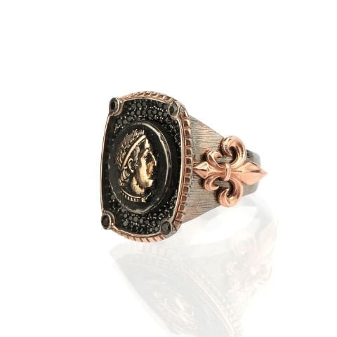 Fransız Lalesi ve Sikke Figürlü Yüzük 335