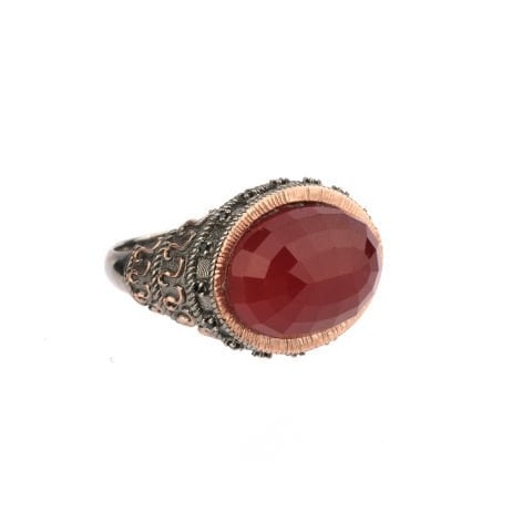 Oval Taşlı Yüzük