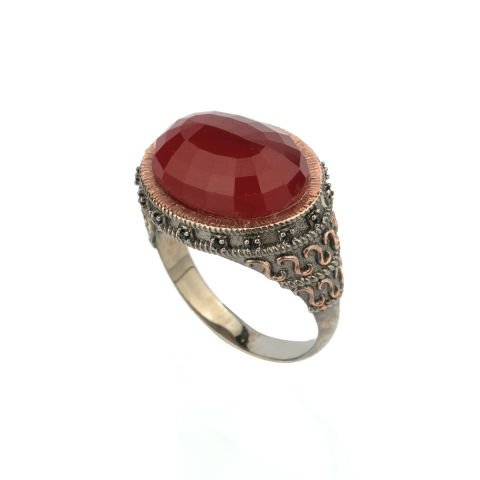 Oval Taşlı Yüzük